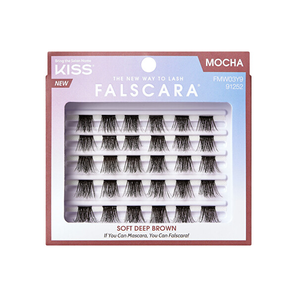 Umělé řasy Falscara Multi Wisps (Mocha) 24 ks
