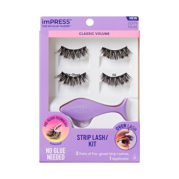 Umělé řasy imPRESS No Glue Strip Lash 02