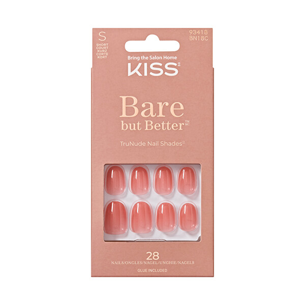 Umělé nehty Bare-But-Better Nails - No More Naps 28 ks