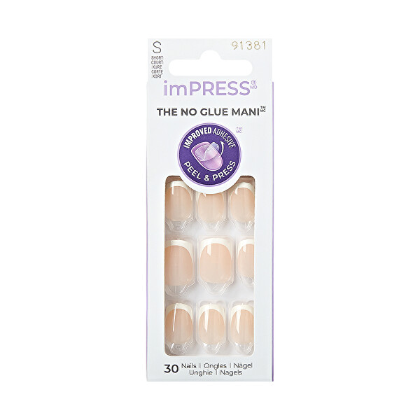 Umělé nehty imPRESS Nails - Model 30 ks