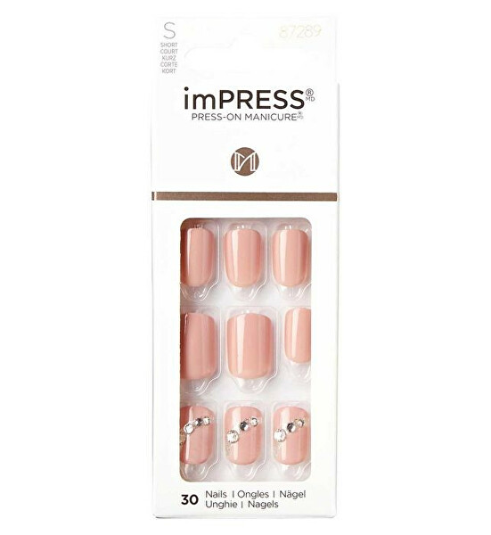 Samolepící nehty imPRESS Nails Crystal Blossom 30 ks