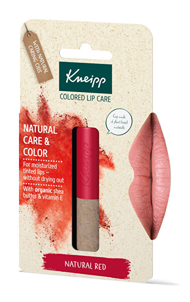 Farebný balzam na pery Natural Red (Colored Lip Balm) 3,5 g