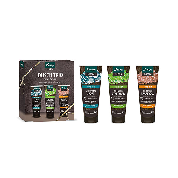 Dárková sada Sprchové trio pro muže 3 x 75 ml
