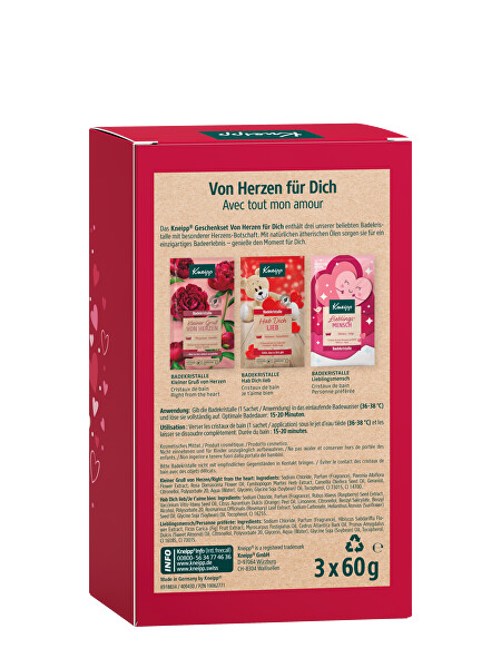 Badesalz-Geschenkset Für dich 3 x 60 g