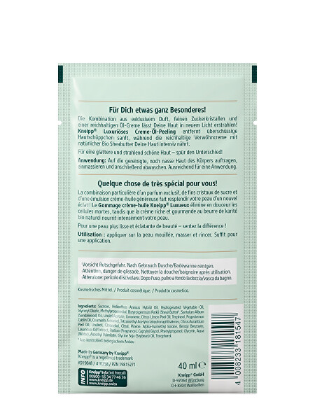 Luxus sheavajas bőrradír 40 ml