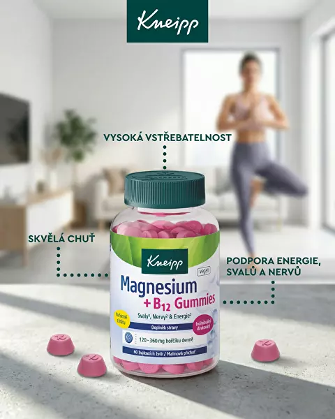 Magnesium + B12 gummies 60 ks