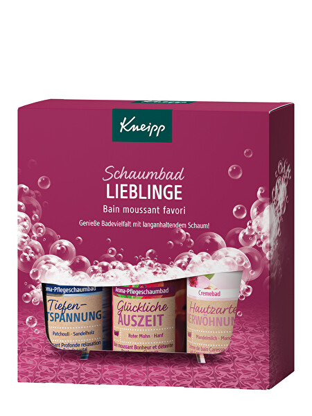 Dárková sada pěn do koupele Šťastné koupání 3 x 100 ml
