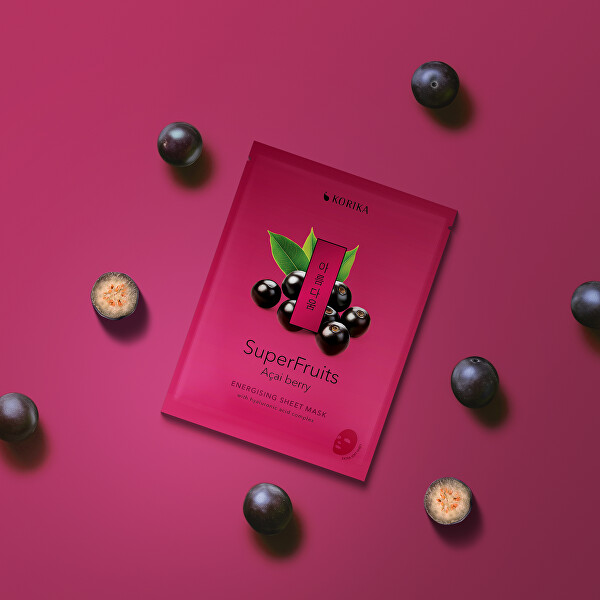 Energizující plátýnková maska Superfruits Acai Berry (Energising Sheet Mask) 25 g