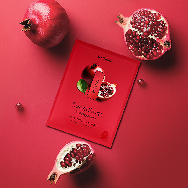 Hydratační plátýnková maska Superfruits Granátové jablko (Hydrating Sheet Mask) 25 g