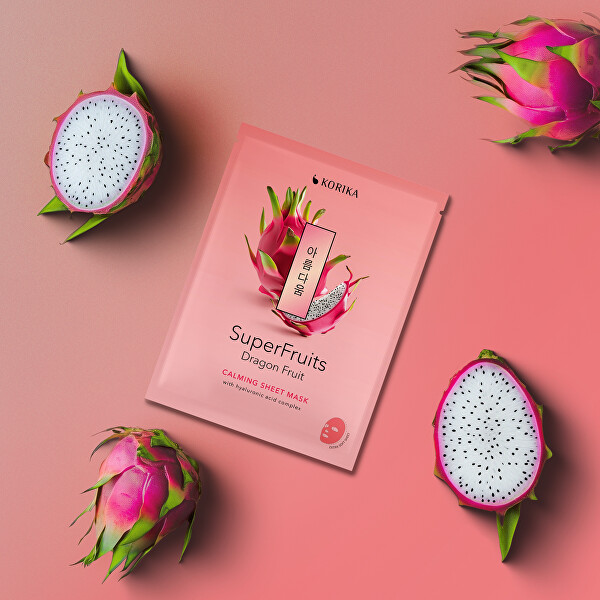 Zklidňující plátýnková maska Superfruits Dračí ovoce (Calming Sheet Mask) 25 g