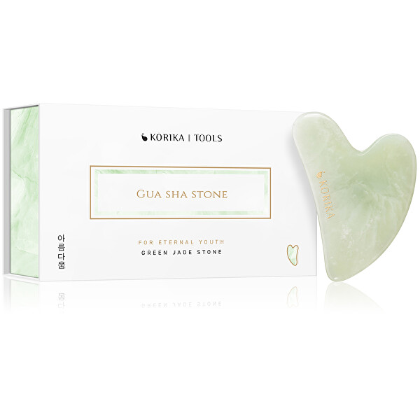 Gua Sha kámen ze zeleného jadeitu (Gua Sha Stone)