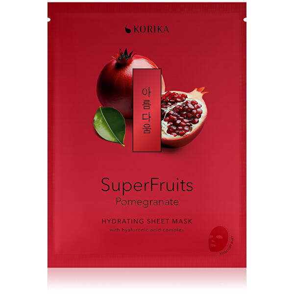 Hydratační plátýnková maska Superfruits Granátové jablko (Hydrating Sheet Mask) 25 g