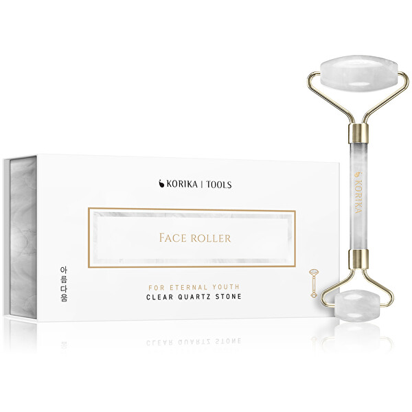 Masážní váleček na obličej z čistého křemene (Face Roller)
