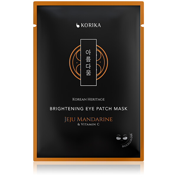Rozjasňující biocelulózová maska na oční okolí Korean Heritage (Brightening Eye Patch Mask) 2 ks