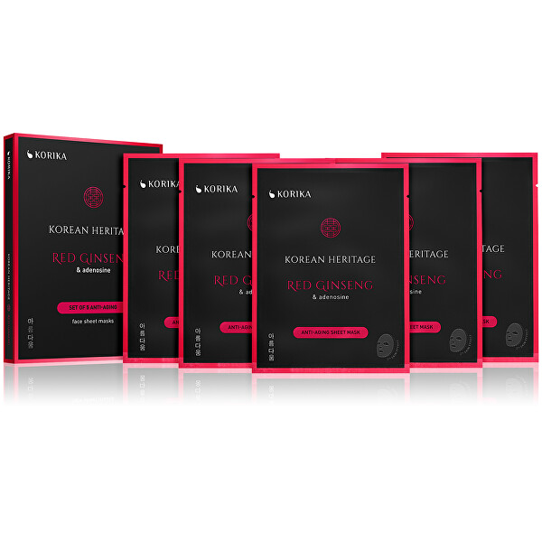 Sada plátýnkových masek proti stárnutí Korean Heritage 5 × 25 g
