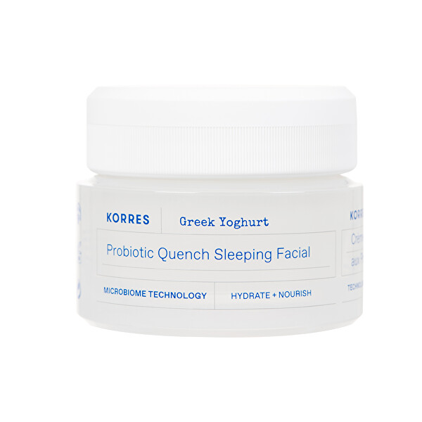 Hydratační noční krém s probiotiky Greek Yoghurt (Probiotic Quench Sleeping Facial) 40 ml