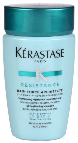 Šampón s posilňujúcimi účinkami pre oslabené a ľahko poškodené vlasy Resist ance Bain Force architecte ( Strength ening Shampoo) 80 ml