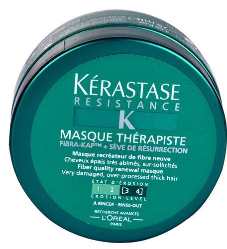 Maska pro poškozené vlasy Resistance Masque Therapiste (Fiber Quality Renewal Masque) 75 ml