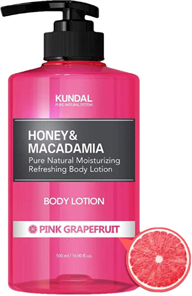 Vyživující tělové mléko Honey & Macadamia Pink Grapefruit (Body Lotion) 500 ml