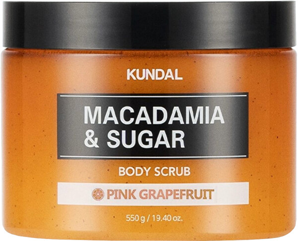 Tělový peeling Macadamia & Sugar Pink Grapefruit (Body Scrub) 550 g