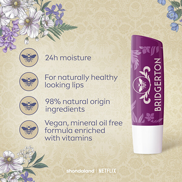 Balzám na rty Bridgerton Blackberry Pie Lip Balm 4,8 g