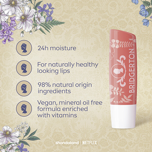Balzám na rty Bridgerton Peach Tea Lip Balm 4,8 g