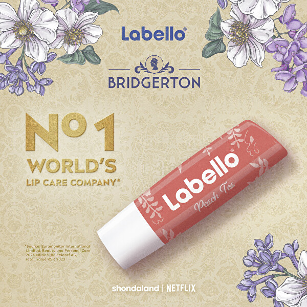 Balzám na rty Bridgerton Peach Tea Lip Balm 4,8 g