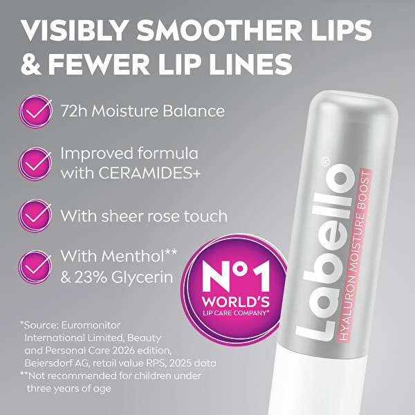 Balzám na rty Hyaluron Rose Lip Balm 5,2 g