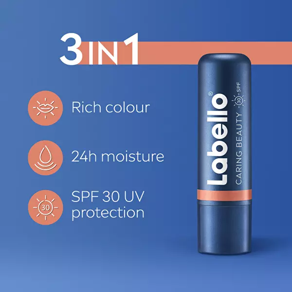 Barevný balzám na rty Caring Beauty Nude 4,8 g