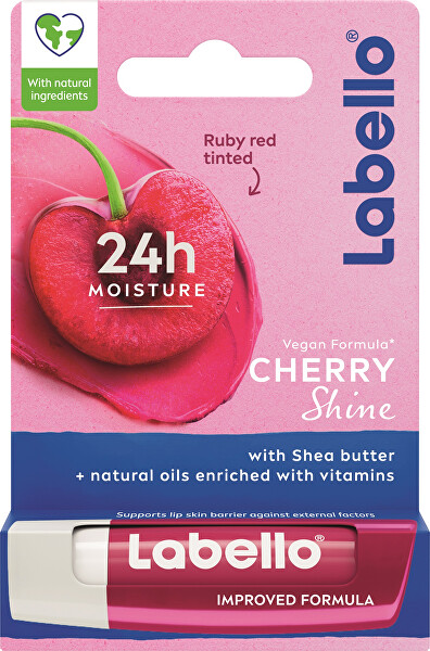 Tónovací balzám na rty Cherry Shine Caring Lip Balm 4,8 g