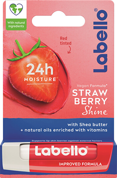 Tónovací balzám na rty Strawberry Shine Caring Lip Balm 4,8 g