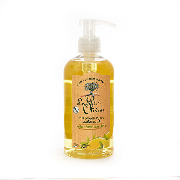 Přírodní tekuté mýdlo s olivovým olejem Verbena a citrón (Pure Liquid Soap) 300 ml