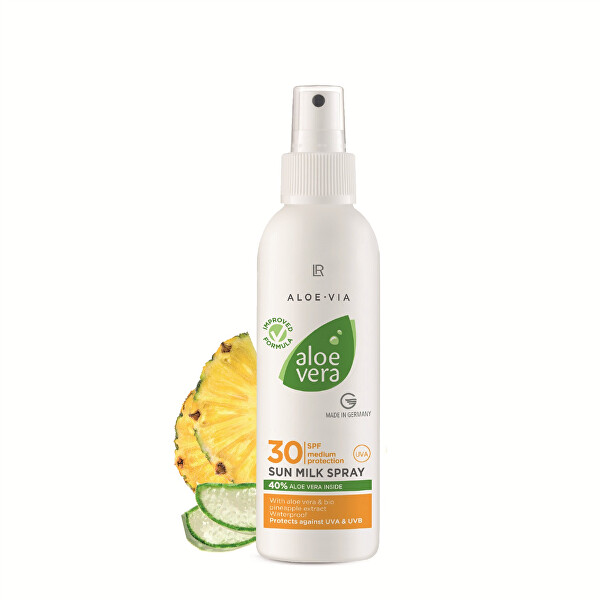 Lozione solare in spray Aloe Vera SPF 30 (Sun Milk Spray) 150 ml