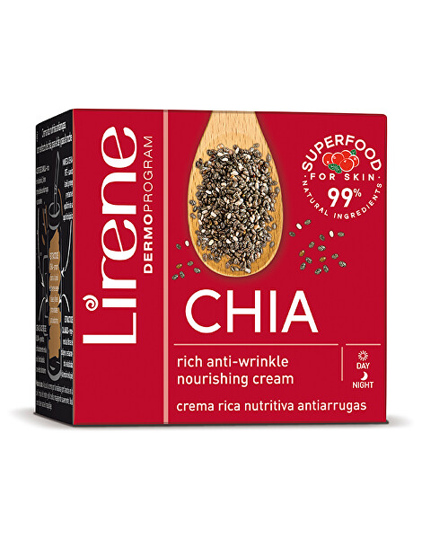 Vyživující pleťový krém s chia Superfood (Rich Anti-Wrinkle Nourishing Cream) 50 ml