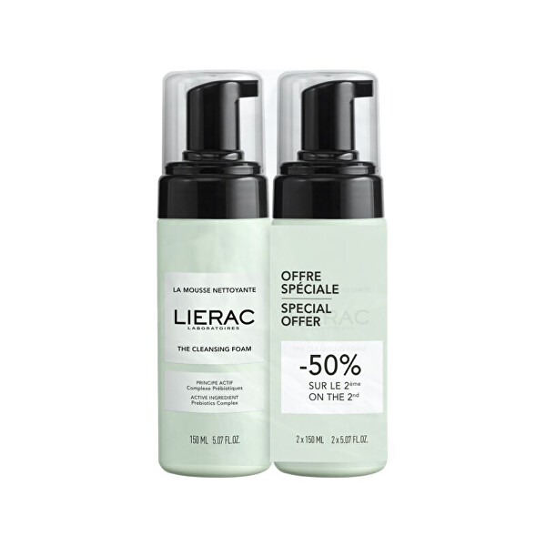 Set de spume faciale de curățare (The Cleansing Foam) 2 x 150 ml