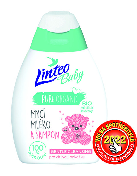 Dětské mycí mléko a šampon s Bio měsíčkem lékařským Baby 250 ml