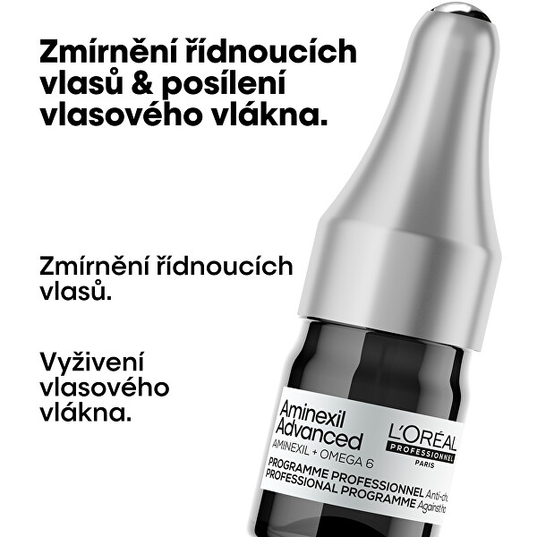 Ampule proti padání vlasů Aminexil (Advanced Ampuls) 10 x 6 ml