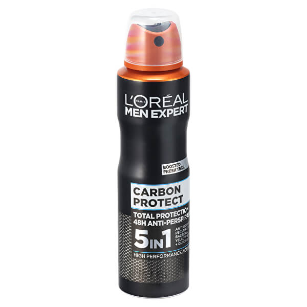 Antiperspirant v spreji pre mužov Carbon Protect 5v1 150 ml