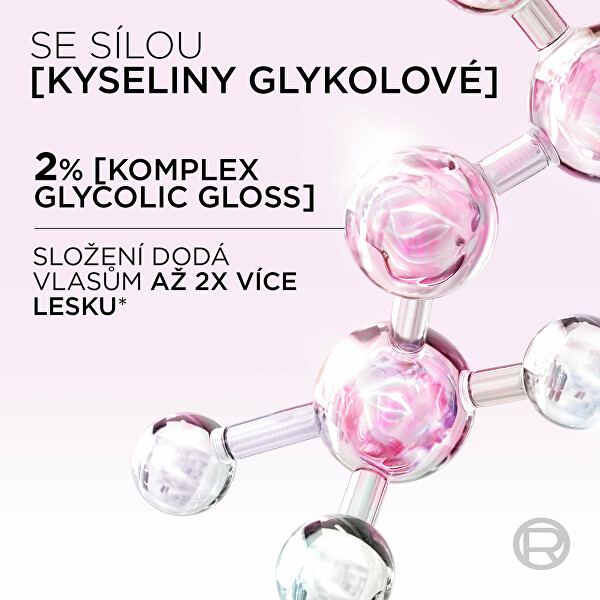 Bezoplachové sérum pro okamžitý lesk vlasů Elseve Glycolic Gloss 150 ml