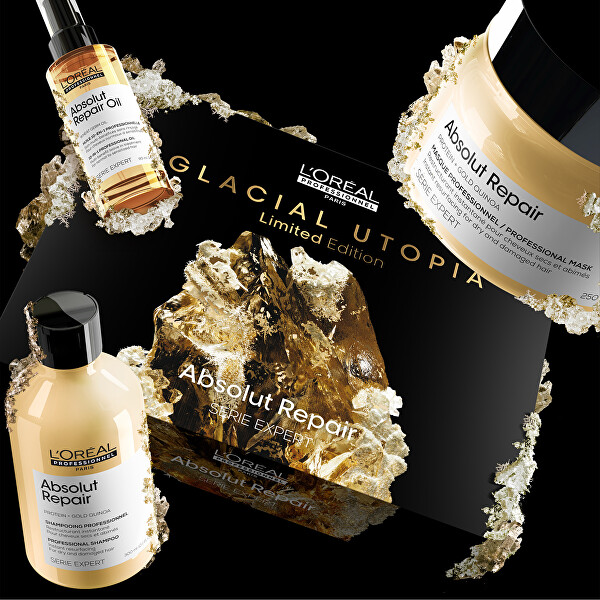 Set regalo per la cura dei capelli Glacial Utopia Absolut Repair