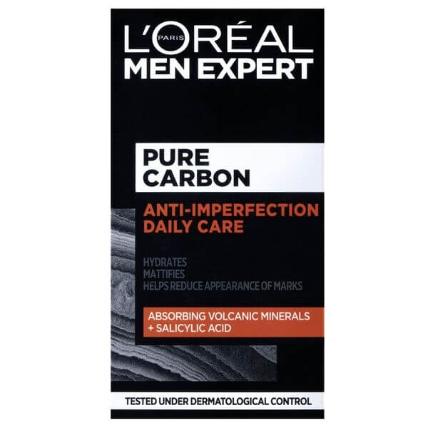 Denní krém proti nedokonalostem Paris Men Expert Pure Carbon (Anti-Imperfection Daily Care) 50 ml