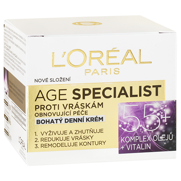 Denní krém proti vráskám Age Specialist 55+ 50 ml