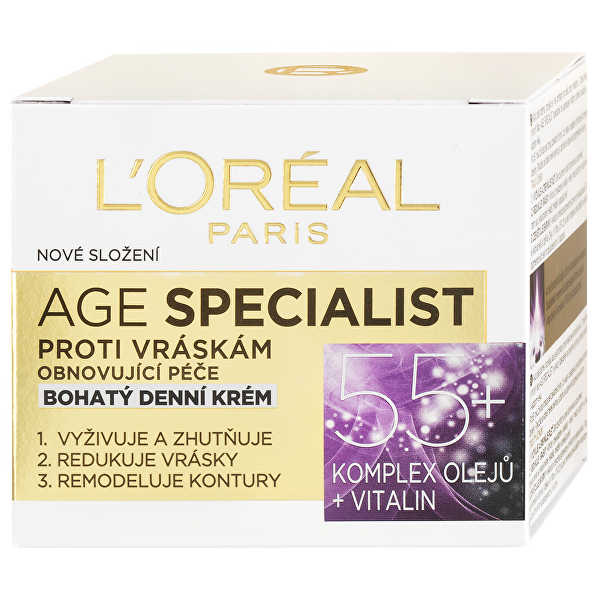 Denní krém proti vráskám Age Specialist 55+ 50 ml