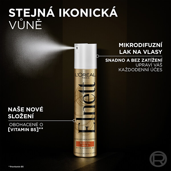 Mikrodifuzní lak na vlasy pro ochranu barvy Elnett (Color Protection Micro-Diffusion Hairspray) 300 ml