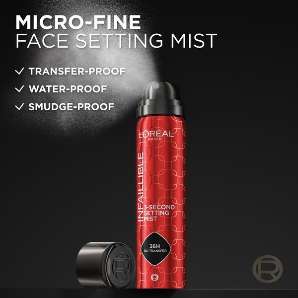 Sminkrögzítő spray Infaillible (3 Second Setting Mist) 75 ml