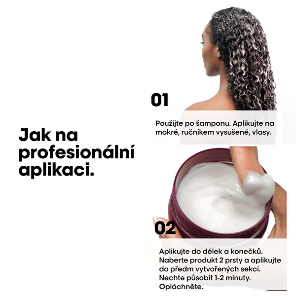 Intenzivní hydratační maska pro kudrnaté a vlnité vlasy Curl Expression Intensive Moisturizing (Professional Mask) 250 ml