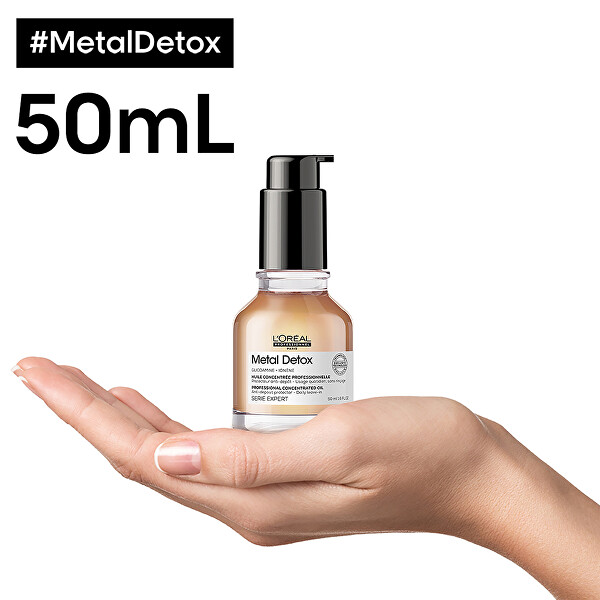 Olio concentrato contro la deposizione di particelle metalliche Metal Detox (Professional Concentrated Oil) 50 ml