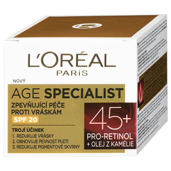 Nappali krém érett bőrre SPF 20 Age Specialist 45+ (Daily Cream) 50 ml