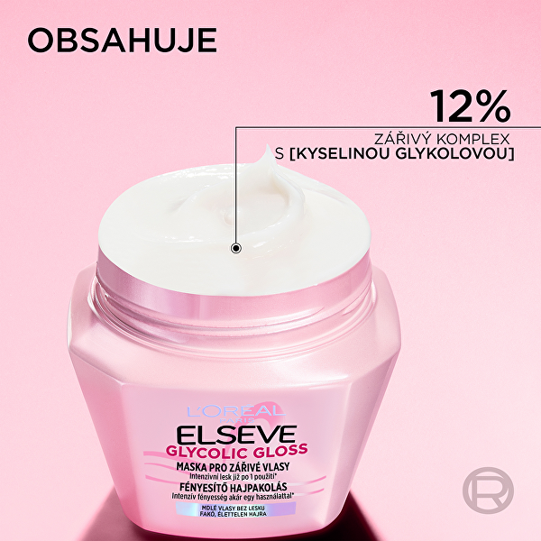 Maska pro zářivé vlasy Glycolic Gloss Mask 300 ml