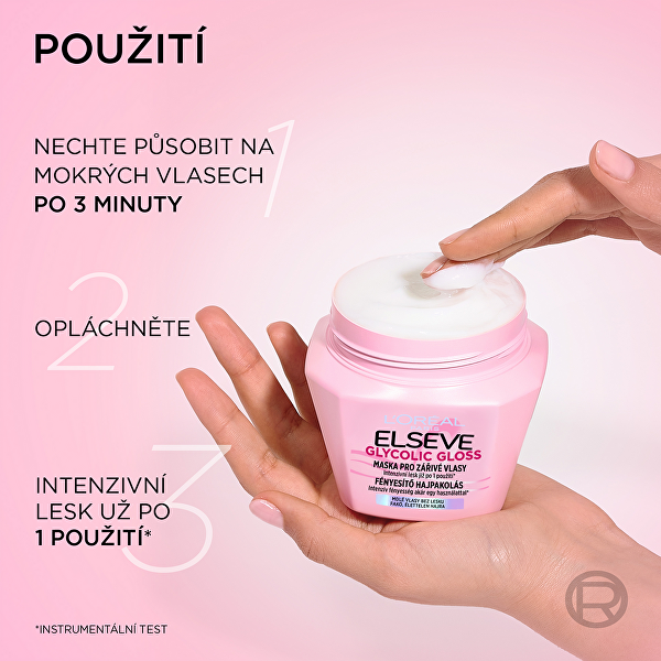 Maska pro zářivé vlasy Glycolic Gloss Mask 300 ml